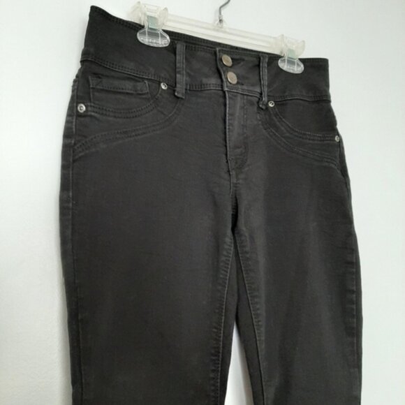 EVERMORE Ankle Zip Black Denim Skinny Leg Jeans Sz 4 - Picture 7 of 15
